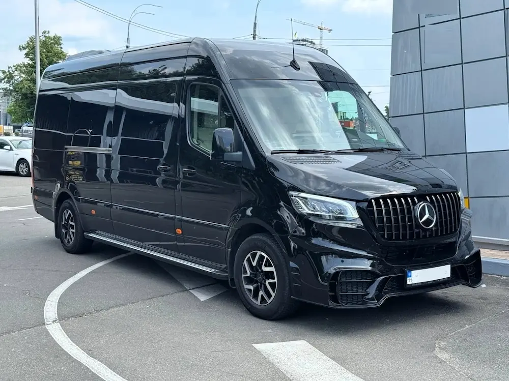 аренда Sprinter w907, Mercedes Sprinter w907 rental, Rent a minibus VIP class, Mercedes Sprinter w907 оренда з водієм