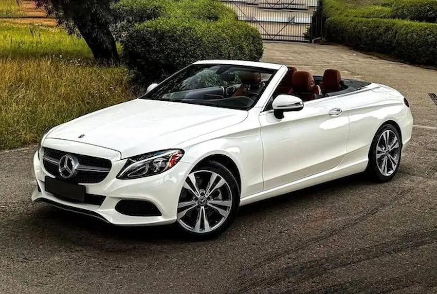 оренда кабріолет Mercedes C 300, прокат кабриолет Mercedes C300, cabriolet Mercedes C300 rental